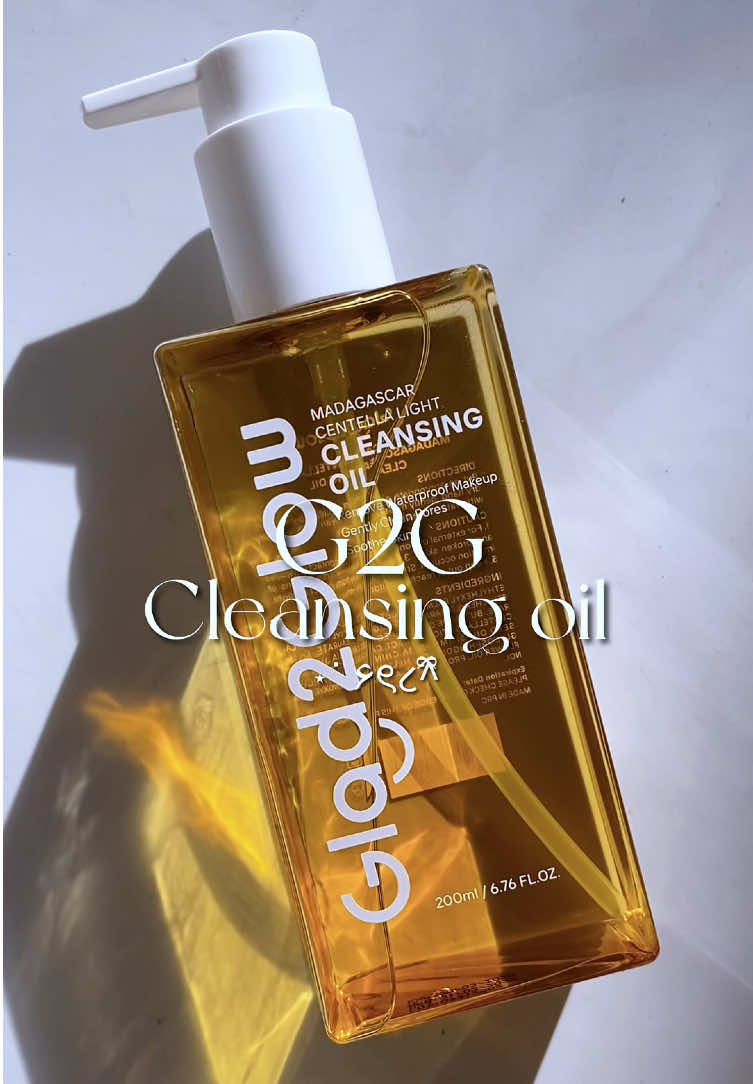 ล้างหน้าสะอาด จบในตัวเดียว🧴🏵️ #glad2glow #glad2glowcleansingoil #คลีนซิ่งออยล์ #cleansingoil #g2g #glad2glowskincare #glad2glowth 