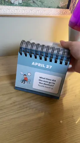 A dad joke every day of the year! #dadjokes #dadjokecalender #perpetualdadjokecalendar #FathersDay #fathersdaygiftideas #dailycalendar #perpetualcalendar #ttslevelup #ttsdelightnow #creatorboostcamp #tiktokshopsummerturnup #giftguide #toptiermay #dealsforyoudays #seasonalgems #tiktokshoprestock #tiktokshopcreatorpicks #ttsthunderbolt #creatoricons 