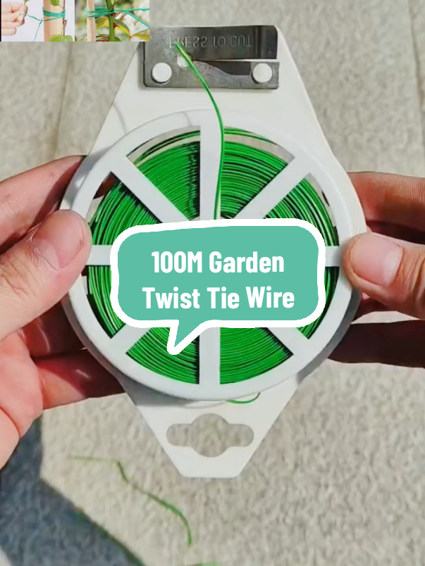 100M Garden Twist Tie Wire#gardentools #tools #tool #cableties #share #foryou #fyp #tiktok #share #goodthing 