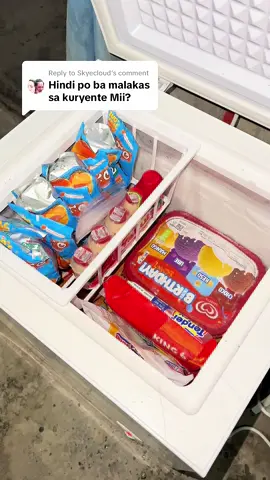 Replying to @Skyecloud 4k plus mo may inverter freezer kana! #minifreezer #inverterfreezer #minirefrigrator #hanatekfreezer 