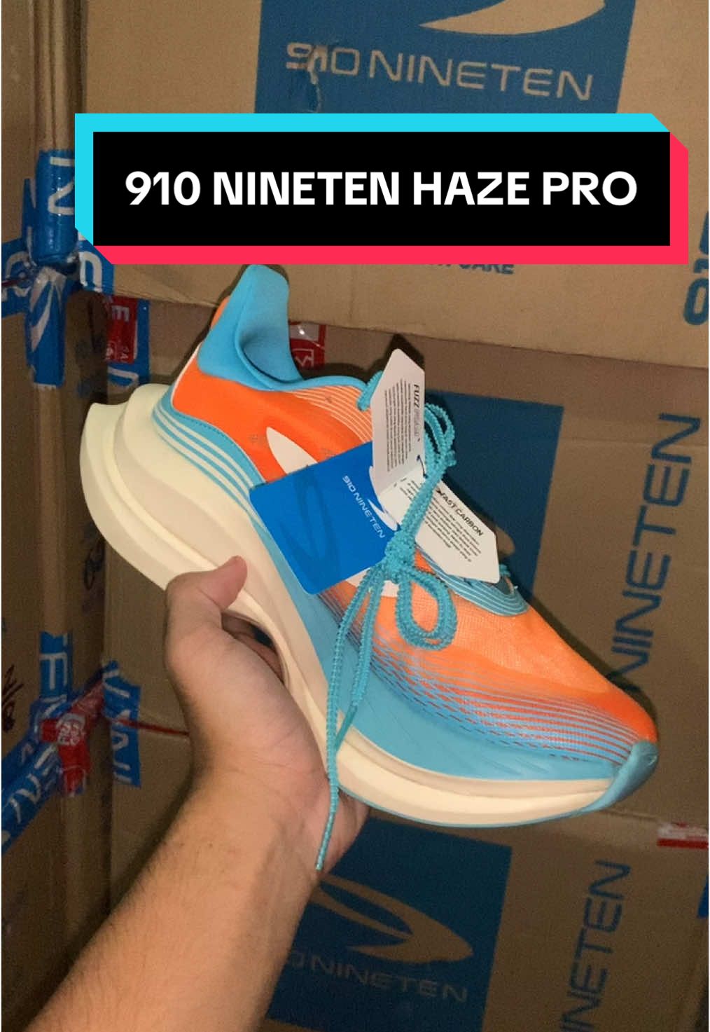 910 NINETEN HAZE PRO ORI Sepatu carbon plate dari 910 nineten nih gays buat long run cocok banget langsung cek keranjang #lokalbrand #original #Running #910nineten 