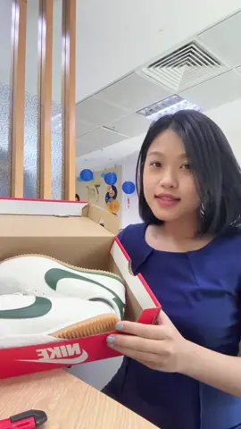 cổ ăn bóc #nike #nikecortez #greenleather #nikecortezgreen 