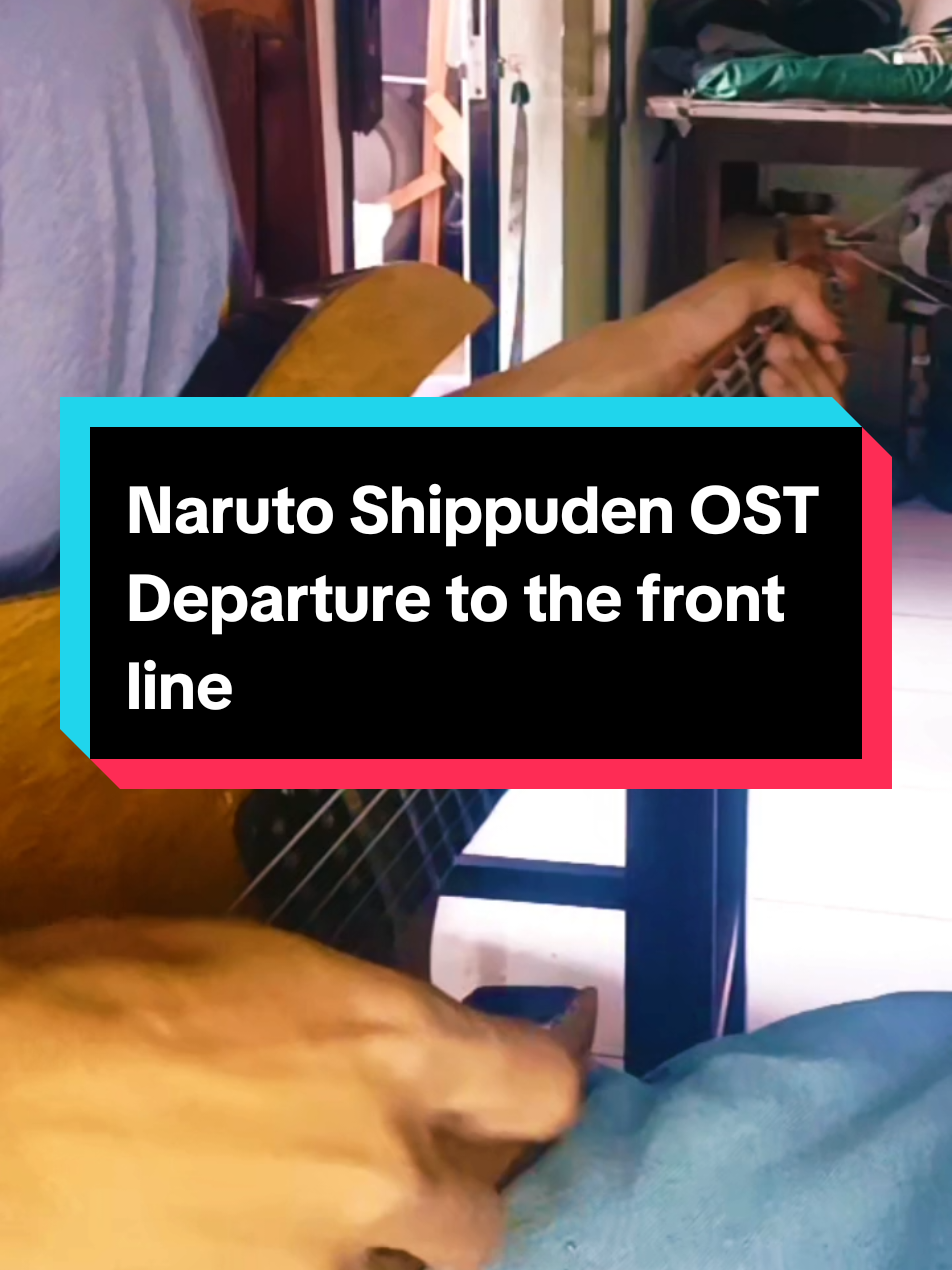 Naruto Shippuden OST  Departure to the front lines #cover #guitarcover #guitartok #narutoshippuden #instrument #anime #nostalgia #fypシ 