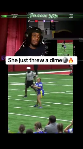 QB1 just threw a dime🪙🔥🔥🔥 #polidore303 #dime #womensports #flagfootball #trending #viralvideo #fypage #fyyyyyyyyyyyyyyyy 