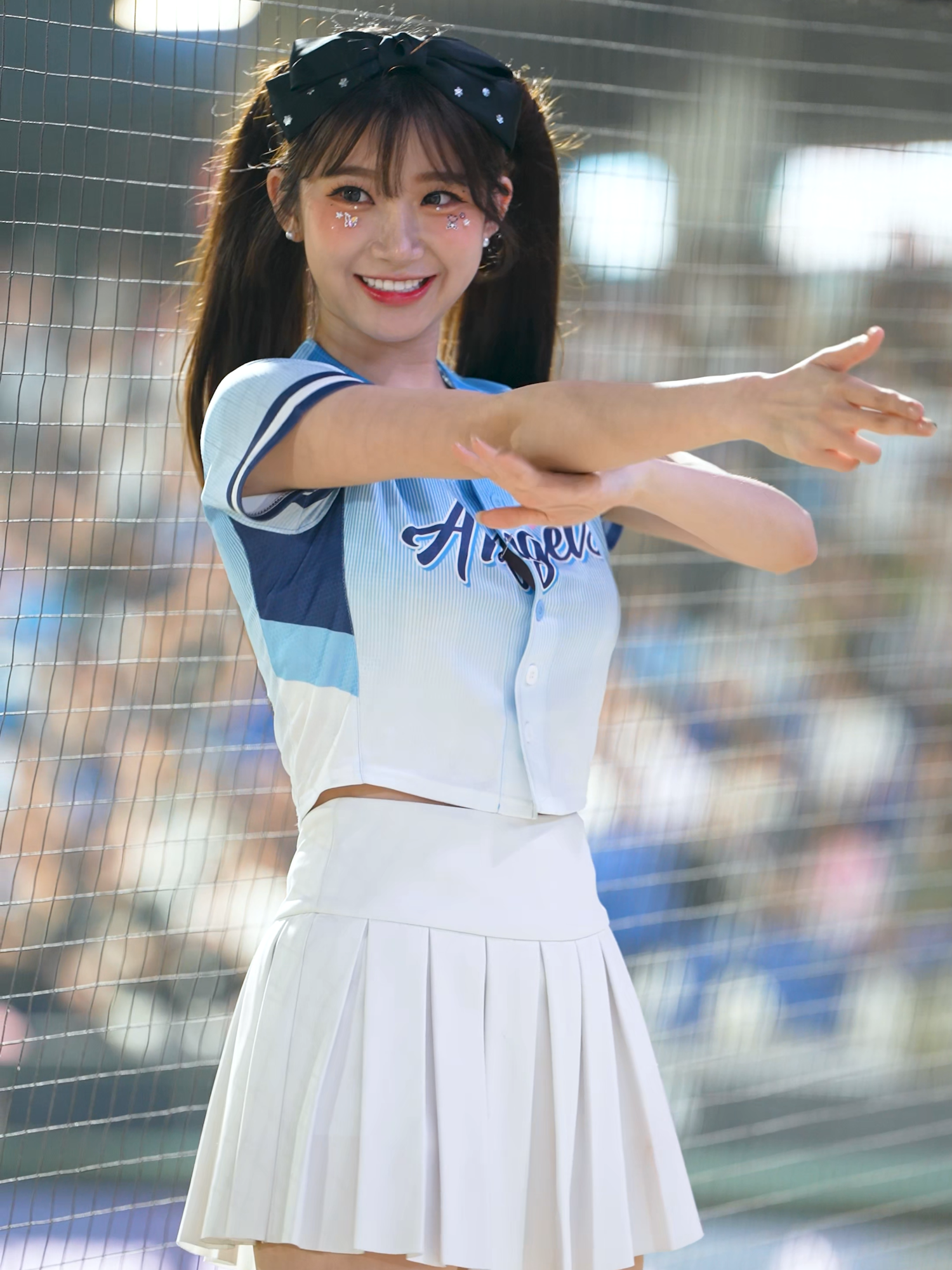 振りを確認しながら”藍色狂潮