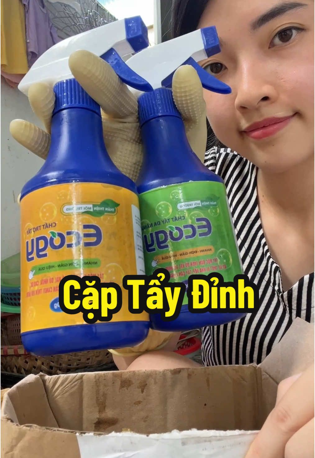 Trả lời @Tuấn Thể Nguyễn bộ tẩy đa di năng đỉnh thật lun nhé #xuhuong #taymocquanao #ecogy #taydanang 