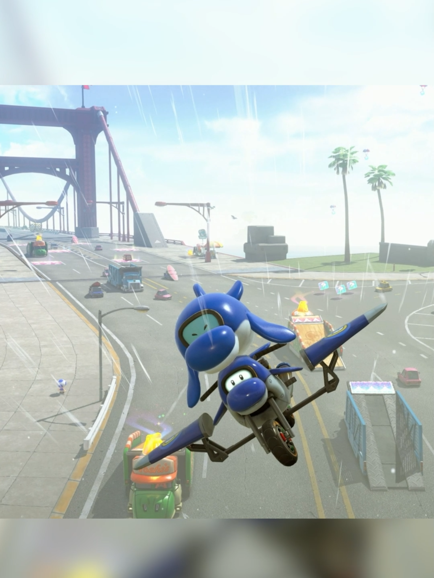 Raining Questions Blocks in Mario Kart World + Photo Mode #mariokartworld #nintendoswitch2 #photomode #gameplay #gaming