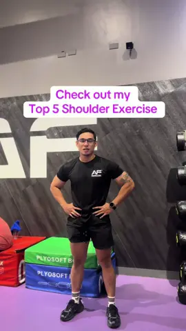 💪🏻 Wanna build boulder shoulders? Check out Coach Nesty’s Top 5 Shoulder Exercises!  ✅ Build strength  ✅ Improve posture  ✅ Sculpt definition  Try adding these to your next workout and feel the burn! 🔥 Ready to level up? Join us today! Send us a message 📩 #AnytimeFitnessPhilippines #AFTrailblazers #AFMidYearBoost #GymTok #gymworkout #fyp #foryou