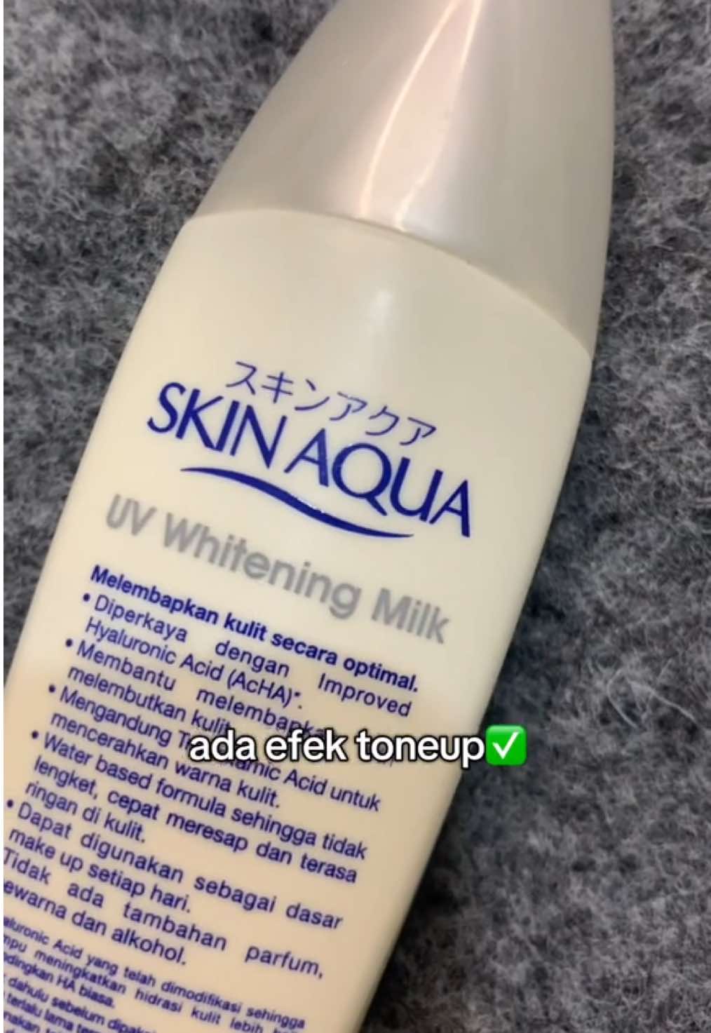 Sunscreen yg selalu aku repurchase🥰 #skinaqua #skinaquasunscreen #skincare 