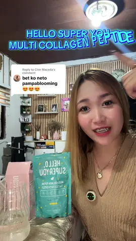 Replying to @Chin Maceda helloe Super You multi Collagen peptide na nakakaglow at nakakafresh and nakakablooming✨🥰#hellosuperyoucollagen #hellosuperyoumulticollagenpeptide #collagen #collagenpowder 