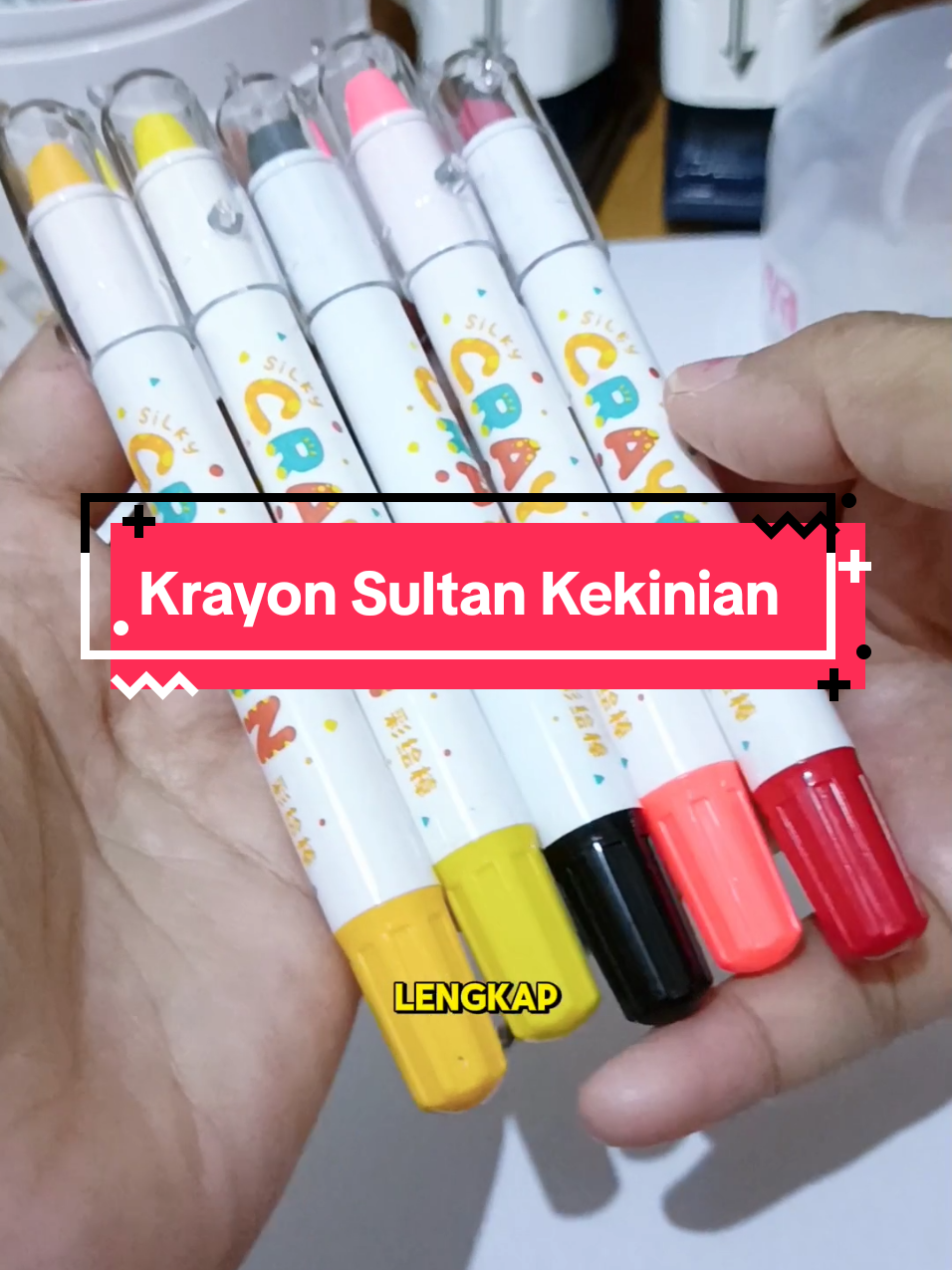 krayon putar silky warna lengkap #krayonputar #krayon #krayonmurah 