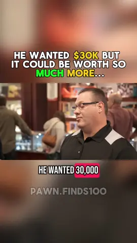 He comes into the pawn shop with what he thinks is an ancient Chinese statue and wants 30k. After the expert reveals the secret the true price will shock you #pawnstars #rickharrison #pawn #pawnshop #watchtilltheend #fyp 