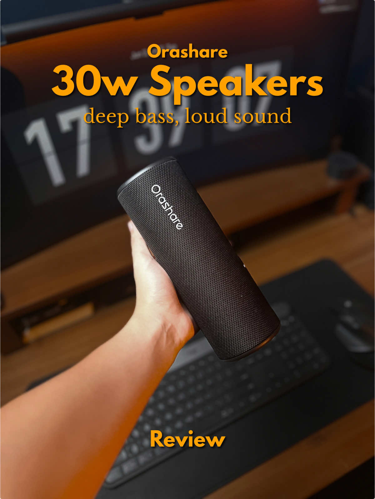 Loud sound, deep bass, and RGB lighting? All in this 30w bluetooth speakers from Orashare. This is the Orashare BS04 Ultra speakers #orashare #bluetoothspeaker #30wspeaker #speakers #wirelesspeaker #fortravel #forparty #partyspeaker #surroundsound #orashareph