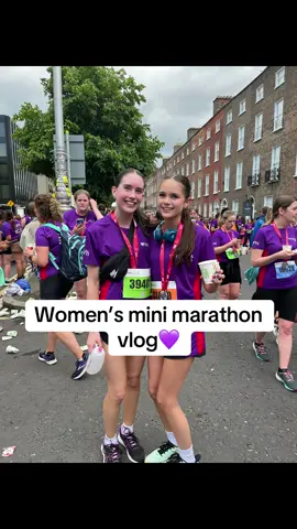 Whoever had the sign saying “don’t walk, RUN to dunnes” got me over that finish line🏃‍♀️ such an incredible day and lots of money raised for charity💜 #vhiwomensminimarathon #Running #women #runlikeagirl #MentalHealthAwareness #pietahouse #irish 