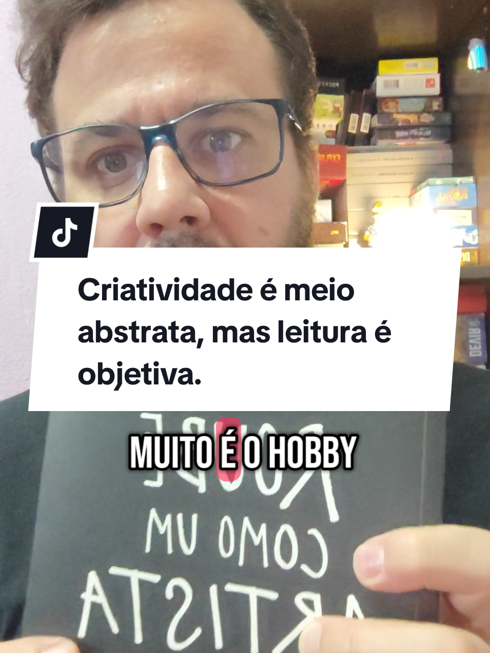 Criatividade é meio abstrata, mas leitura é objetiva, então leia Roube Como Um Artista. #cerebro #criatividade #criativo #inteligencia #inteligente #BookTok #booktokbrasil #booktokbr 