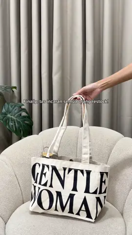 Tas paling multifungsi yang kita punya nih! #jastipbangkok #jastipthailand #gentlewoman #canvasshoulder 