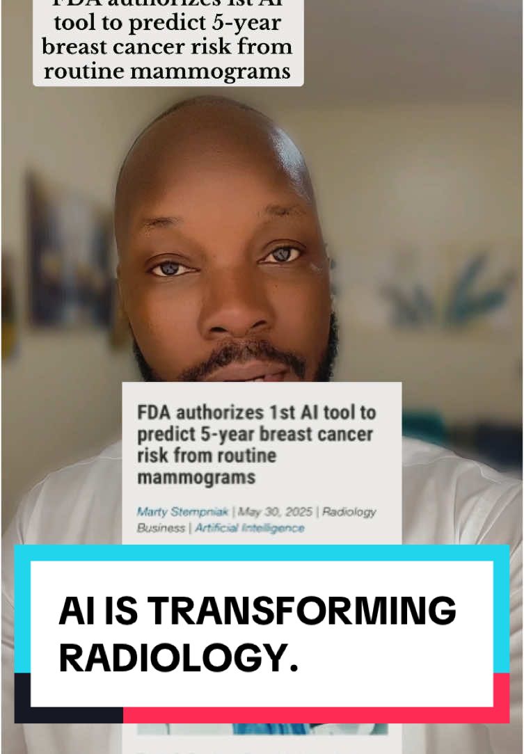 AI in radiology. Exciting times ahead #breastcancer #breastcancerscreening #mammography #mammogram #screeningmammogram #radiology #AI #radiologyai #aiinmedicine #trendingvideo #sonographer #medicaladvances.