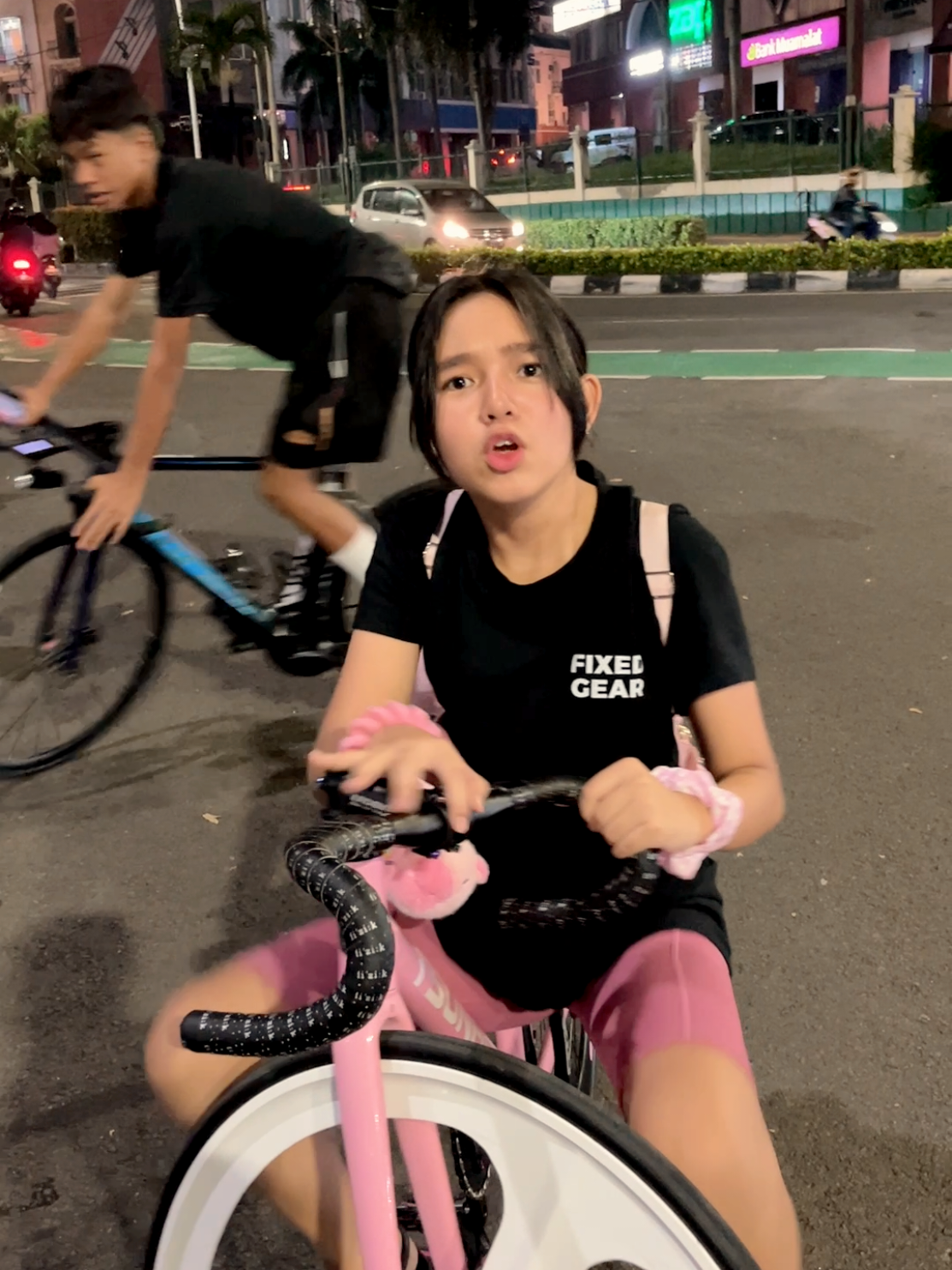 Congrats🎉🎊 Dde dh next Lv @EVELYN 🎀 #fyp #viral #fixedgear #fixie 