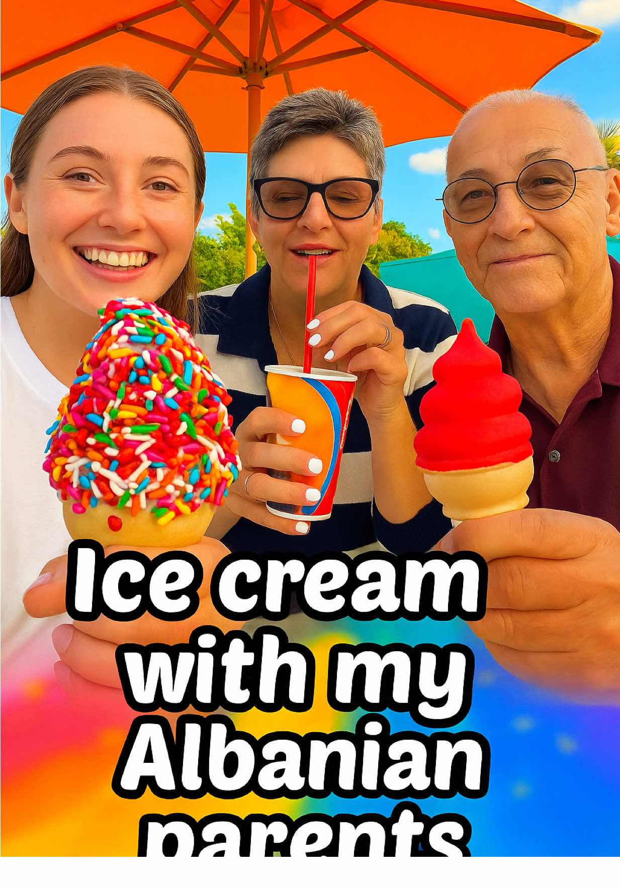 My favorite thing to do with my own baby parents is get dessert and go on a walk ##shqiptaretneperbote🇦🇱🌍##erakolli##fyp##Albania##usa##icecream