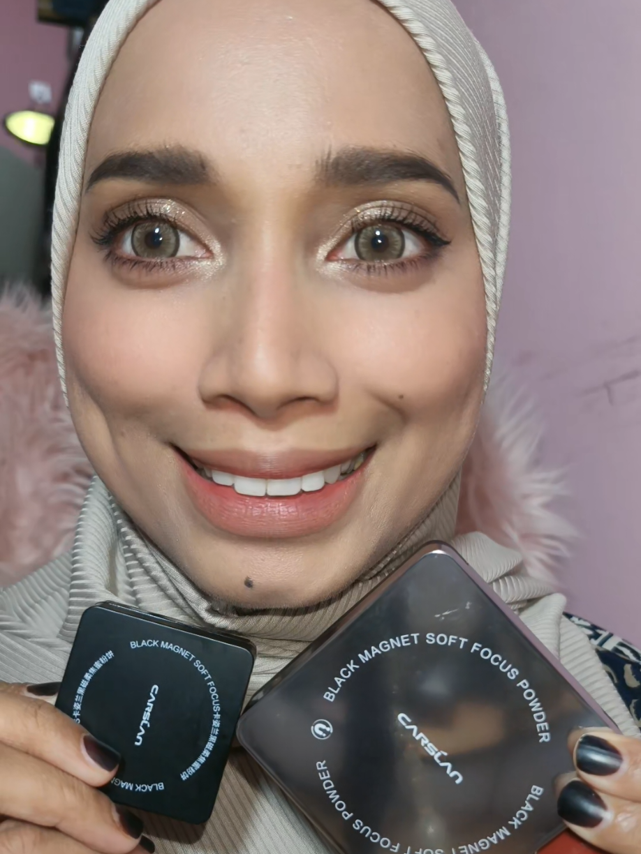 memang rugi laa kalau x grab carslan black magnet face powder ni... memang hilang terus minyak dekat muka tu...lepas tu matte terus skin kite....loverr... siap dapat gift lagi tq carslan  #CARSLAN  #carslanmy  #carslanpowder #powdercake #makeup #beauty #makeuptutorials #ibuza #ibuzatiktoker #fyp #belisekarang #buynow 