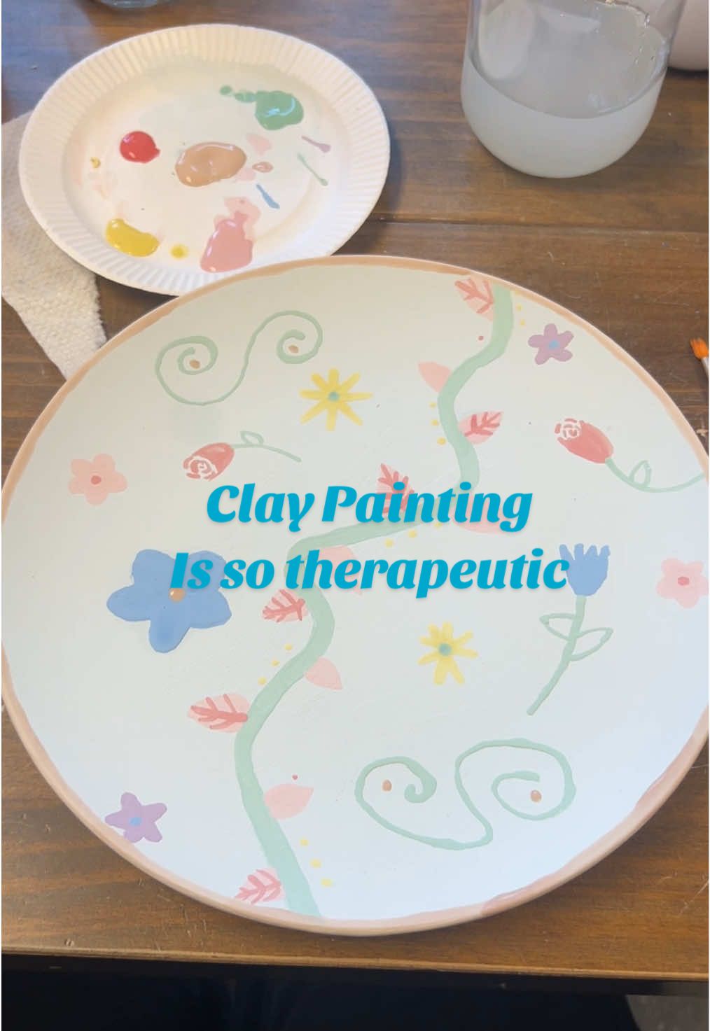 #claypaintingdate #potterypainting #softgirlactivites #softgirl🎀 