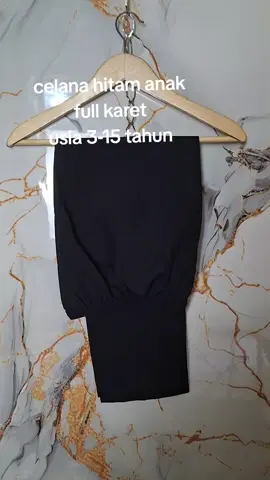 celana hitam anak usia 3-15 tahun#celanangaji #sirwalanak #celanahitam 