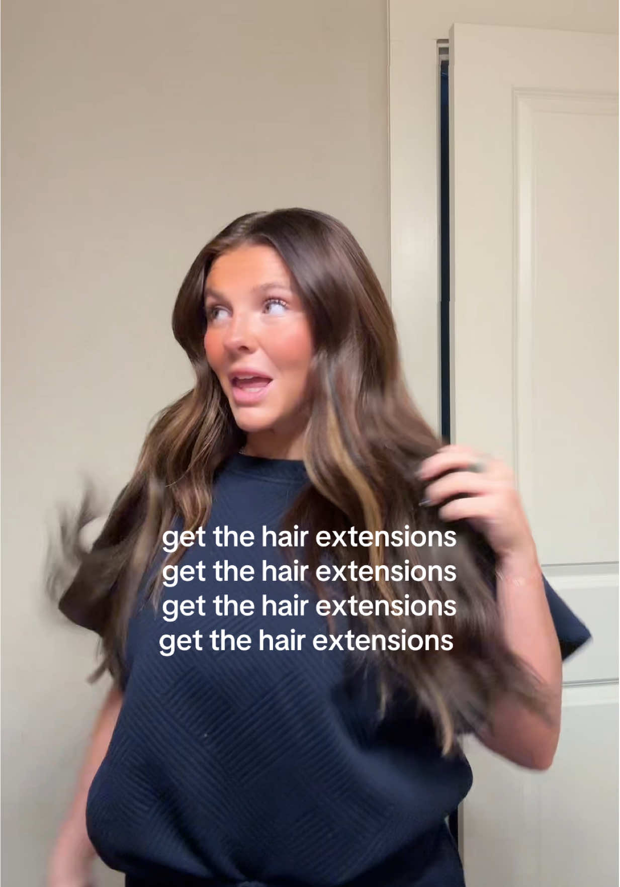 No but really. Get the hair extensions.