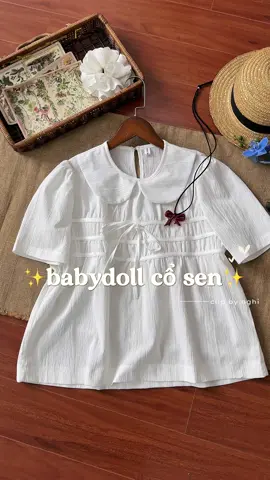 Basic dễ mặc dễ phối đồ ✨🌸#xuhuong #aokieuhottrend #outfit #babydoll 