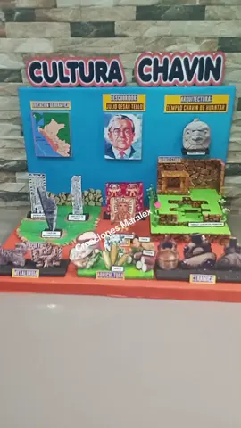 #cultura chavín #maqueta #creaciones maralex