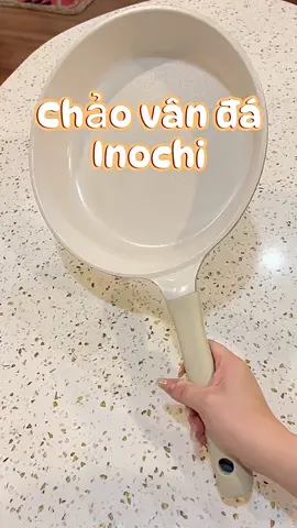 Chảo vân đá chống dính Inochi. Chiên, rán, xào nâu đều okila #chaochongdinh #chaovanda #inochi #giadung #nhabep #xuhuong 