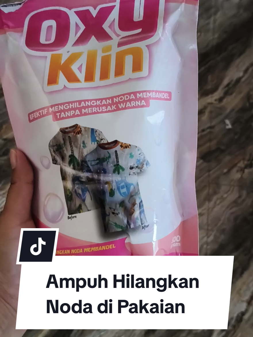 Kalau kalian punya pakaian dengan noda membandel cocok banget pakai #oxyklin   #detergen #detergent 