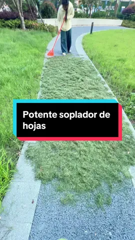 - ES: Polvo y hojas, ¡cuidado! Este soplador los limpia en segundos. #cozyvibes #fyp #turbofan #powerful #blower #TikTokShop 