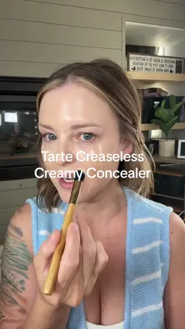 Use this three dot method with the @tarte cosmetics Creaseless creamy concealer and thank me later! #creaselessconcealer #tartecosmetics #matureskinmakeup #matureundereyes #ttsbeautybesties 