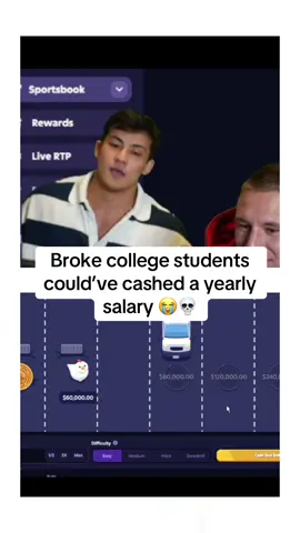 Broke college students could’ve cashed a yearly salary 😭💀 #stevewilldoit #kickstreaming #kickstreamer #gamble #togi 