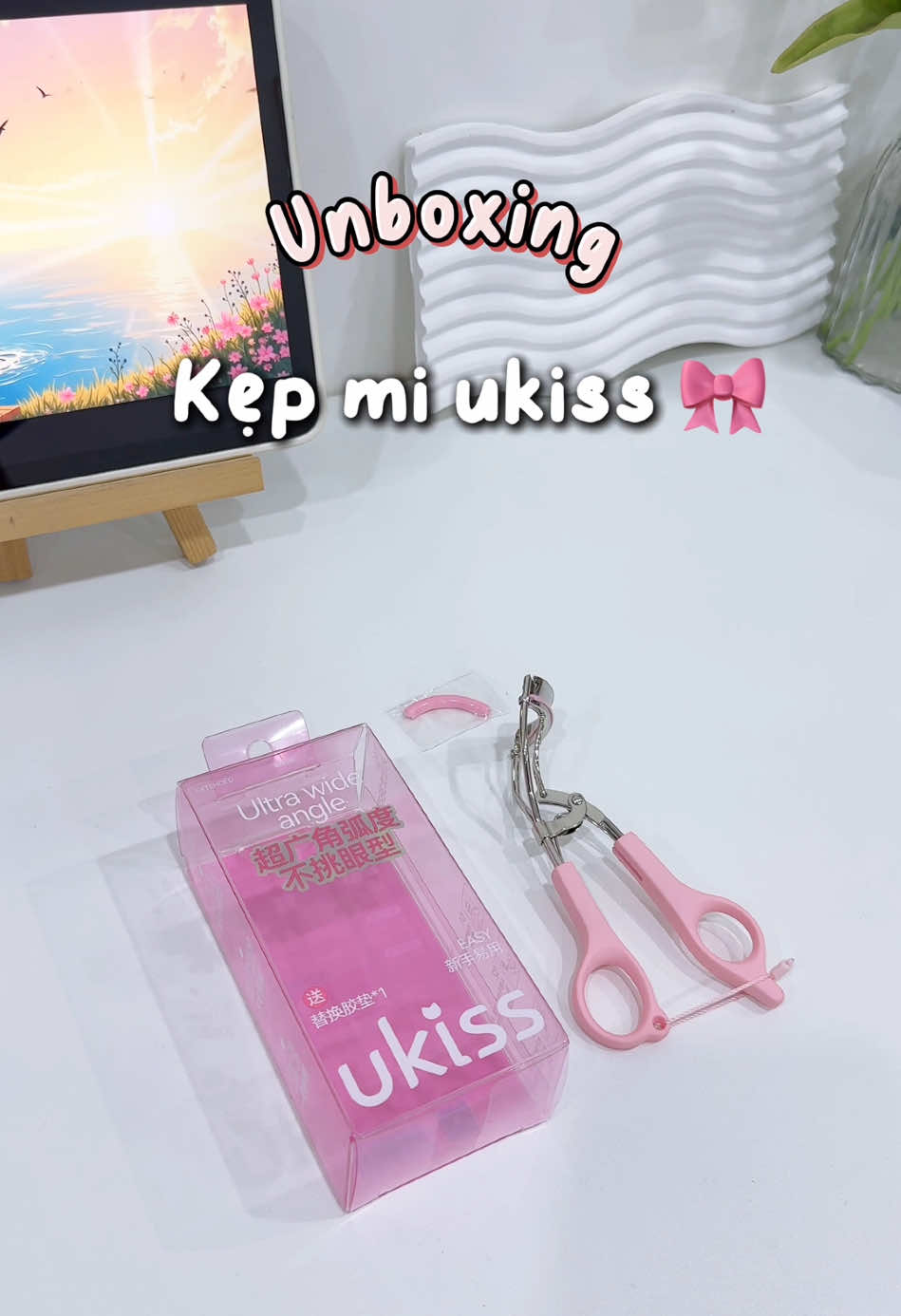 Kẹp mi ukiss hồng paste siu xinh #julydayreview #xuhuongtiktok #xuhuong #kepmi #kepmiukiss 
