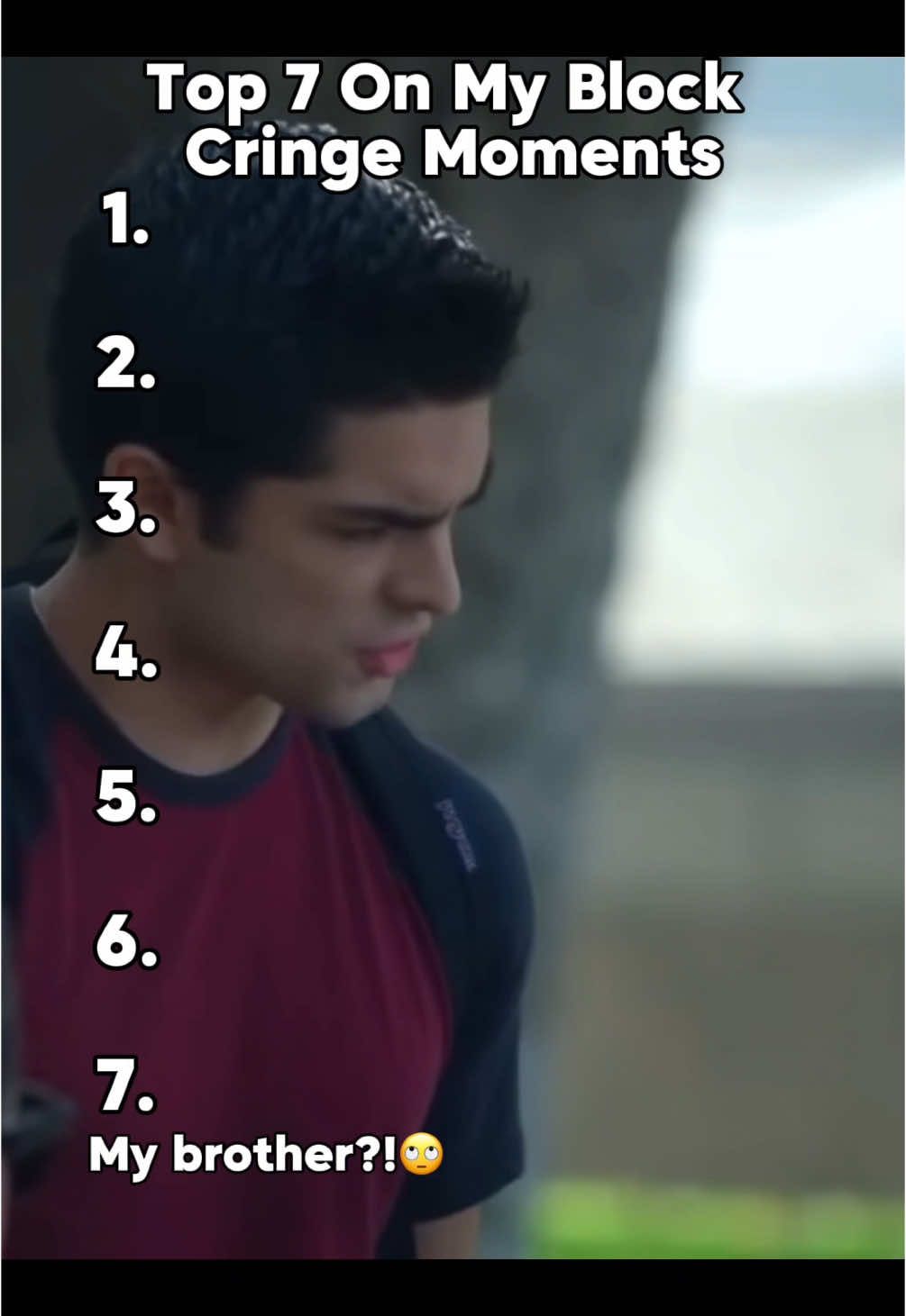 On My Block Cringe Moments  #moviescene #cheesymovie #cringetok #onmyblock 