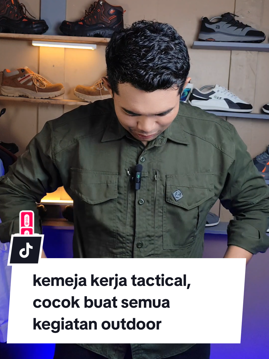 kemeja kerja tactical, cocok buat kamu yang kerja di outdoor atau Lapangan, bahan America drill, tebal dan sangat nyaman dipakai. dapatkan harga promo nya sekarang juga.  #kemejatactical #kemejakerja #kemejalapangan #satukontentiaphari #wibgajian🔥 #guncang66 