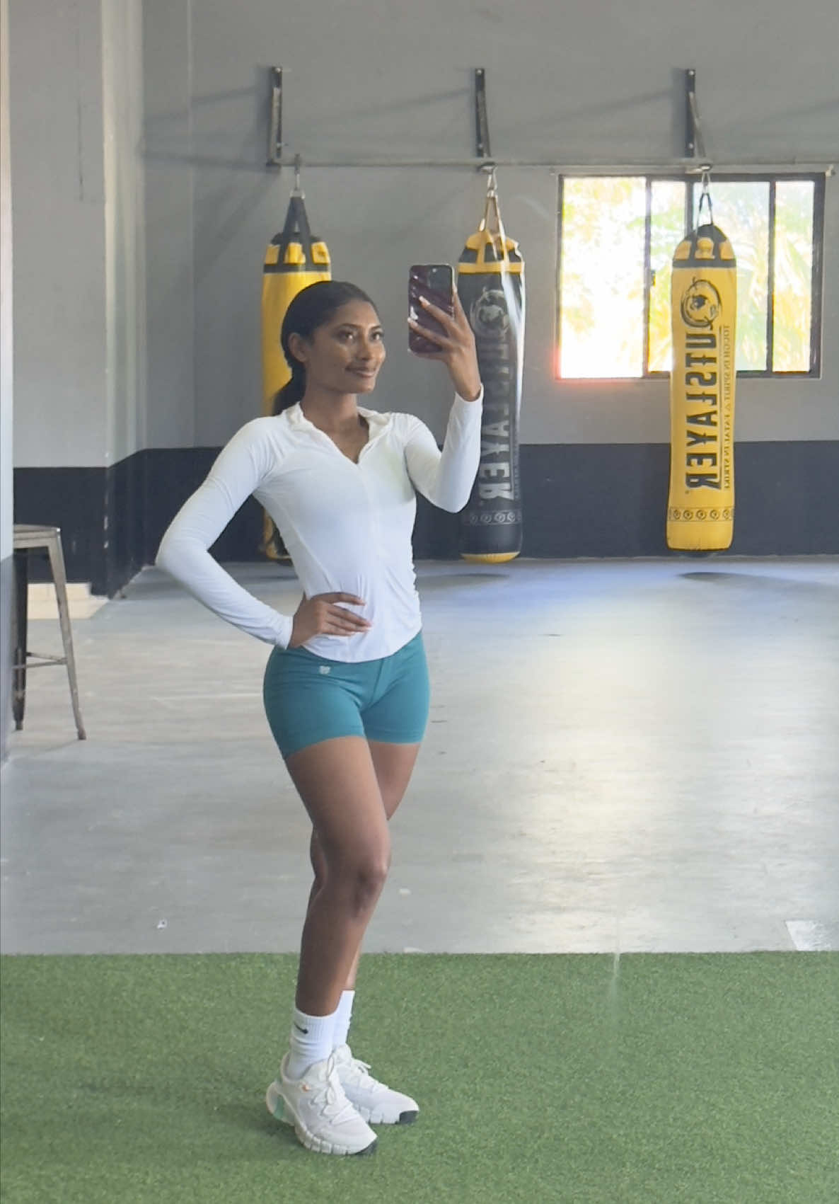 Early morning workouts but make it fun! 💪🏽💃🏽 #gym #Fitness #caribbean #gobiggohealthy #fitnessmotivation #belize #health #wellnes #FitTok #fyp 