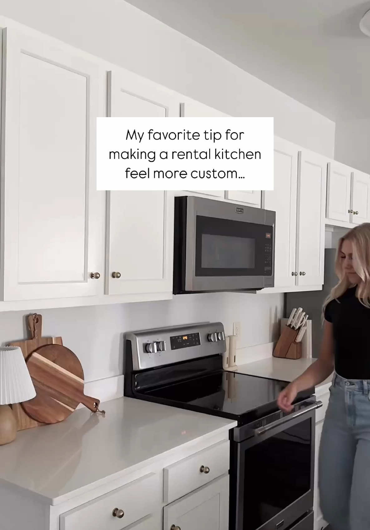 These affordable Rejuvenation lookalike knobs from Amazon completely elevated our rental kitchen and they’re under $25 for a pack of 10 ✔️ Linked on my LTK and Amazon storefront! @Amazon Home #amazonhome #amazonhomefinds #neutralkitchen #whitekitchen #neutralhome #kitchendecor 