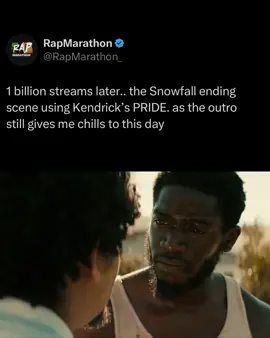 Kendrick Lamar’s PRIDE. really just hit a billion streams.. here’s one of the greatest finales to a show ever to honor that 🔥  #kendrick #kendricklamar #Pride #snowfall #snowfallfx #franklinsaint #damsonidris