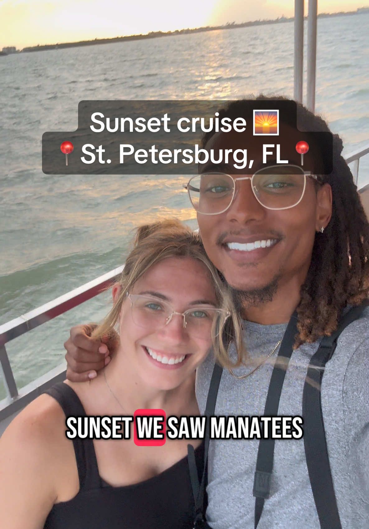If you’re in the area or planning to be anytime soon this was a great way to end the day!! Johns pass has a ton of restaurants too and shops so when your done you can enjoy walking around.  #stpetersburg #stpetersburgflorida #florida #floridaliving #johnspass #dolphins #boating #winetiktok🍷 #couple #thingstodoinflorida #sunset 