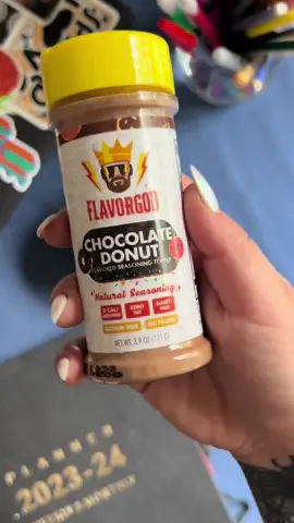Work Day Snack by Customer:👉 @lauren_in_louisville Seasoned with:👉 #Flavorgod Chocolate Donut!🍩