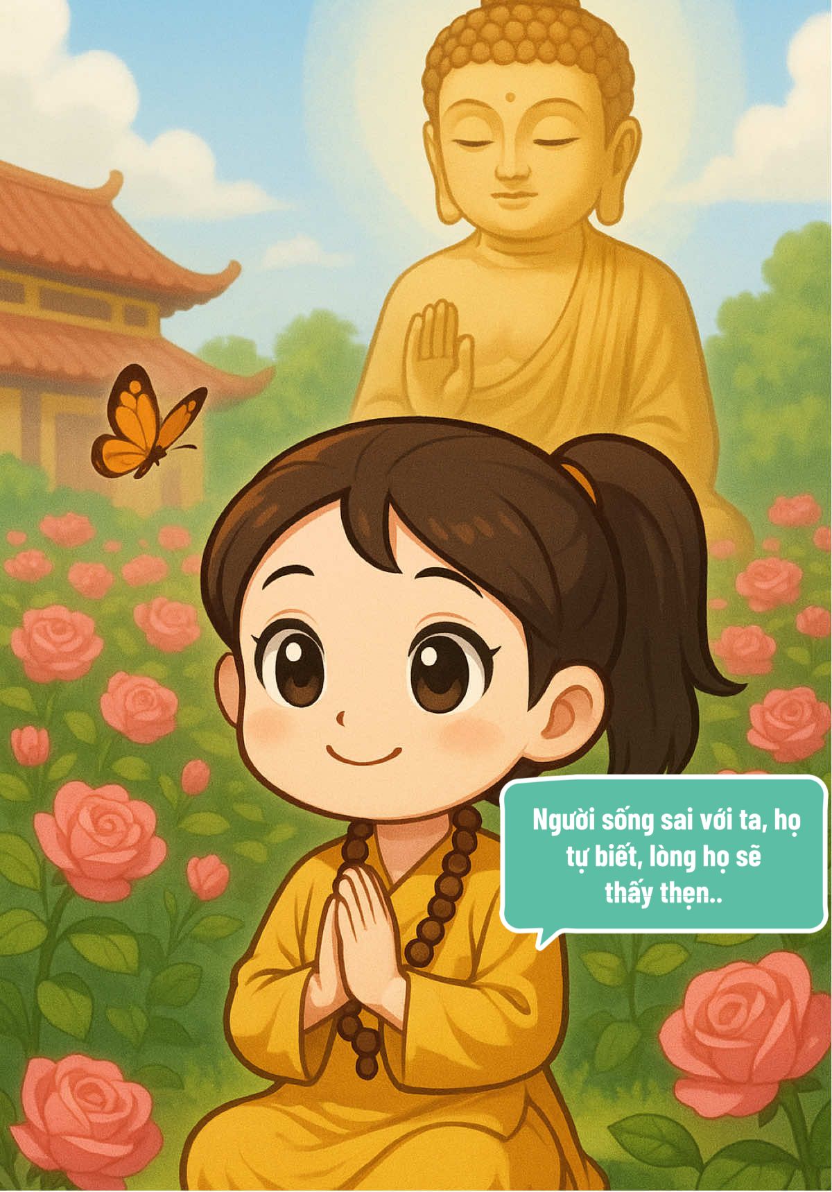 Người sống sai với ta, họ tự biết, lòng họ sẽ thấy thẹn.. #phatphapnhiemmau #phatgiao 