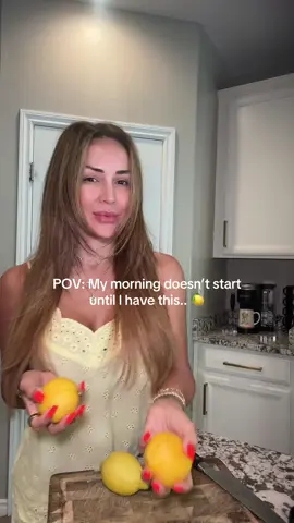 First thing EVERY morning 🍋 #fypシ #over40 #lemonwater 