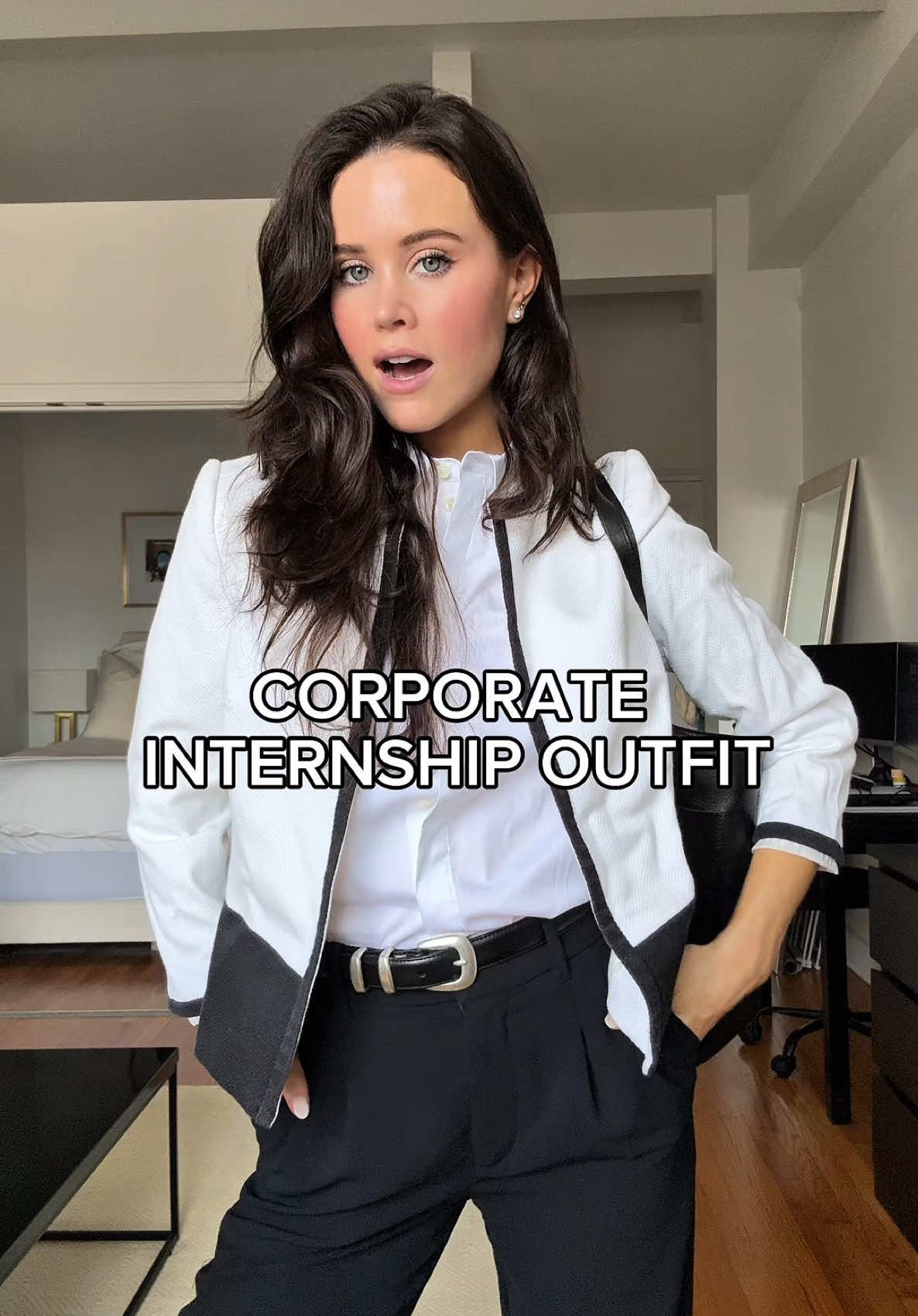 Happy intern season! This is what I’d wear to the office for any finance or consulting internships in NYC. Let me know if you’d like me to share more outfit ideas. All linked in my bio ♥️ @Aritzia @Theory @madewell @Banana Republic @Talbots  #OOTD #ootdinspo #ootdfashion #investmentbank #finance #financetiktok #privateequity #outfit #outfitideas #internship #intern #office #officeoutfit 