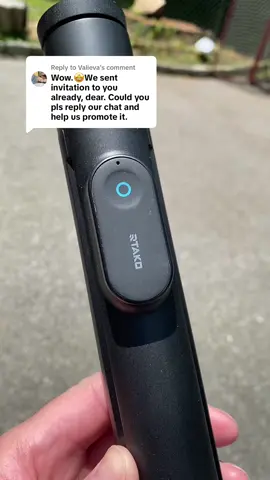 Replying to @Valieva yeah I love this portable little selfie stick. I’m totally bringing this everywhere. I go. It’s portable it collapses nice it’s dirty enough and has a remote control. I still have not hooked it up yet but apparently it’s pretty easy. I just have to add a battery and then get back to Golf.  #getbacktogolf ##ttsacl