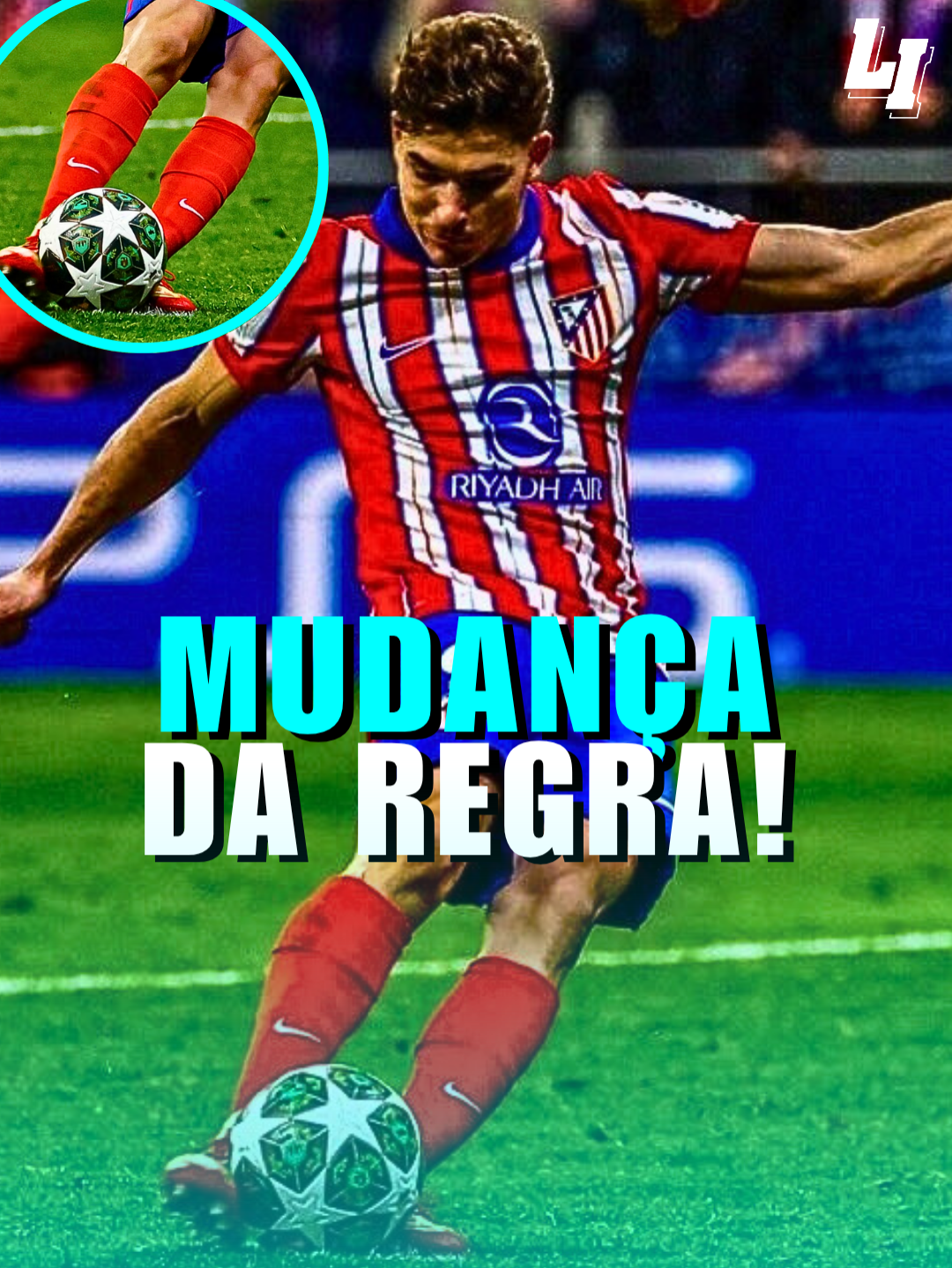 Mudança na regra na hora de bater o pênalti!🔥#futebol #futebolbrasileiro #futeboleuropeu #realmadrid #atleticodemadrid #julianalvarez