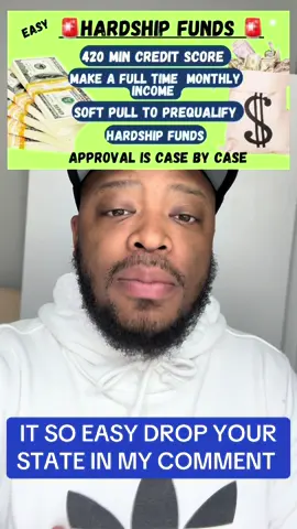 GOOD AFTERNOON MY PEOPLE 🙌🏽 LET ME HELP YOU… DROP YOUR STATE IN MY COMMENT TO SEE IF YOU ARE ELIGIBLE & APPLY 💚 #HARDSHIPFUNDS #BUSINESSFUNDS  #WORKOUT