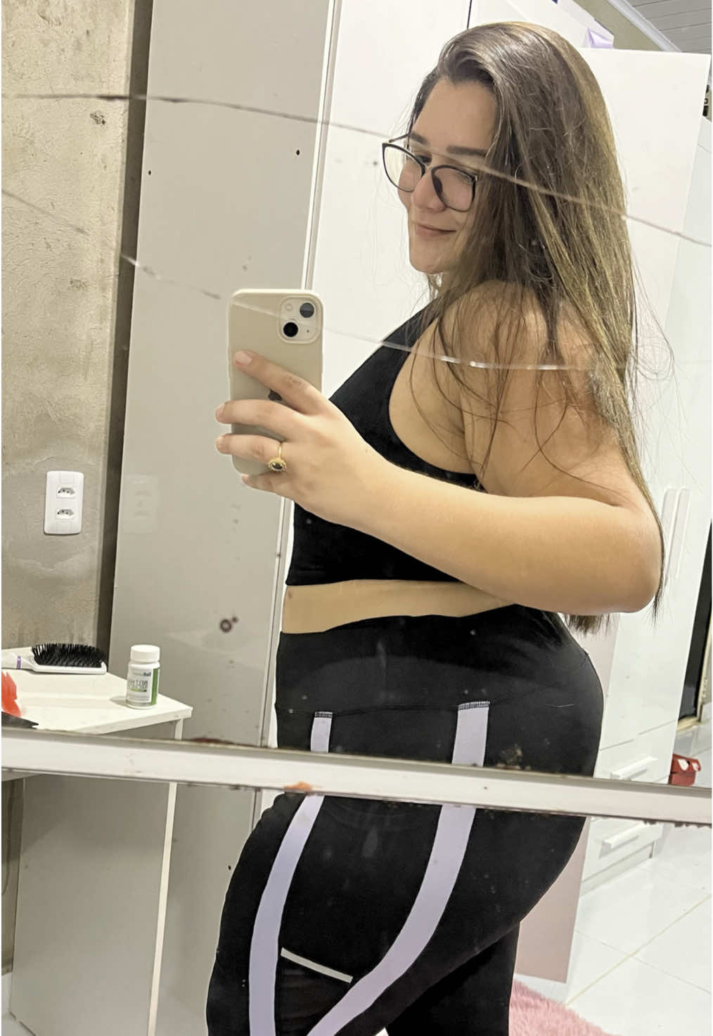 Quase dublê de Gracyanne 😂  2 meses /  -20kg 🥳  @alvxaro  #bariatric #bypassgastrico #bari #treino #academia #emagrecimento 