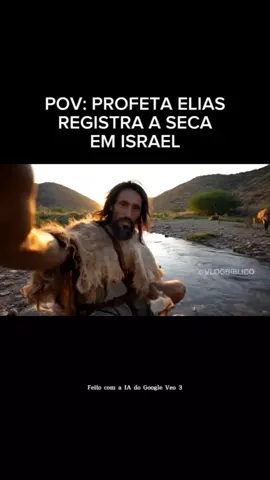 Profeta Elias faz a profecia da seca ao rei Acabe e registra tudo 😅. Feito com a IA do Google Veo 3. Criador: @klelvem . #googleveo3 #veo3 #ai #ia #POV #Vlog #povia #povviral #viral #gemini #vlogbiblico 